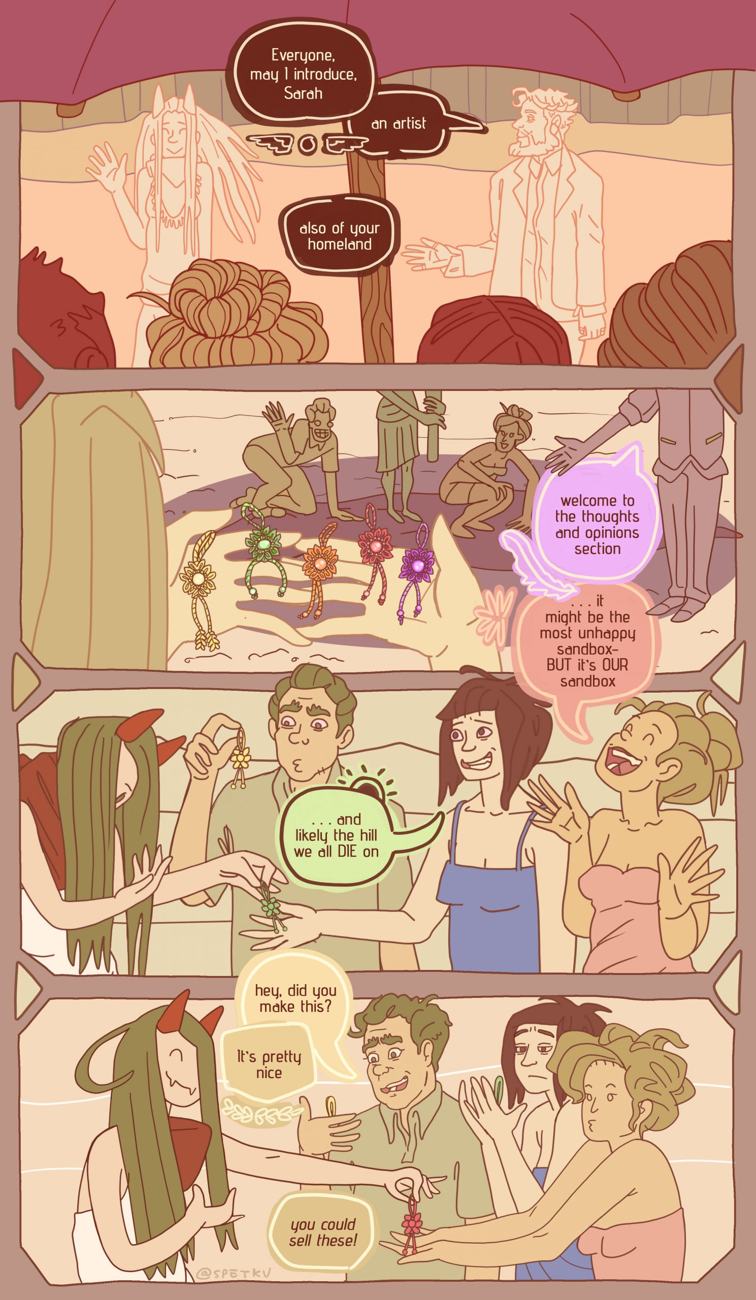 what grows in the desert, the end of everything, charm 5