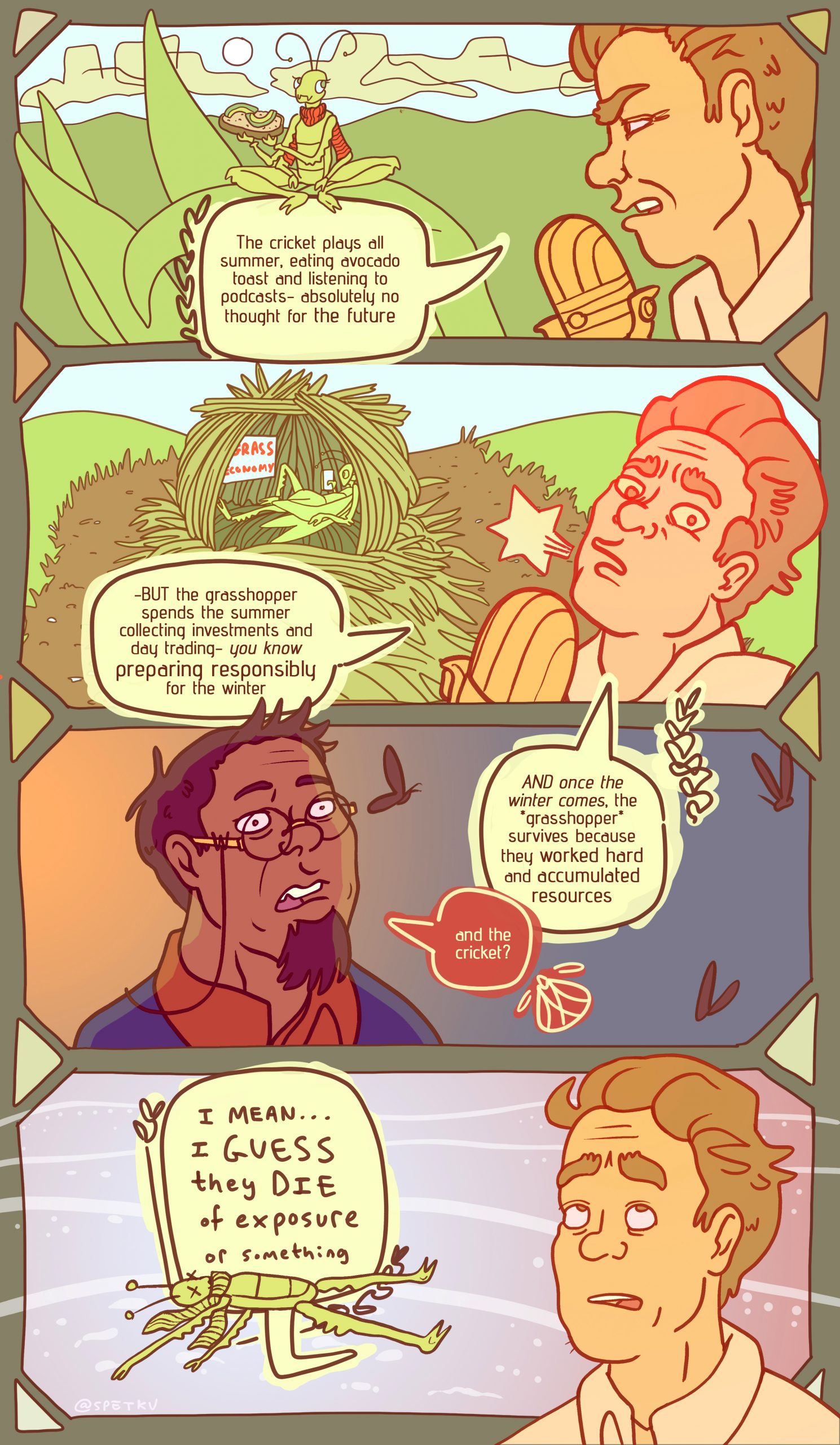 what grows in the desert, the end of everything, crickets 5