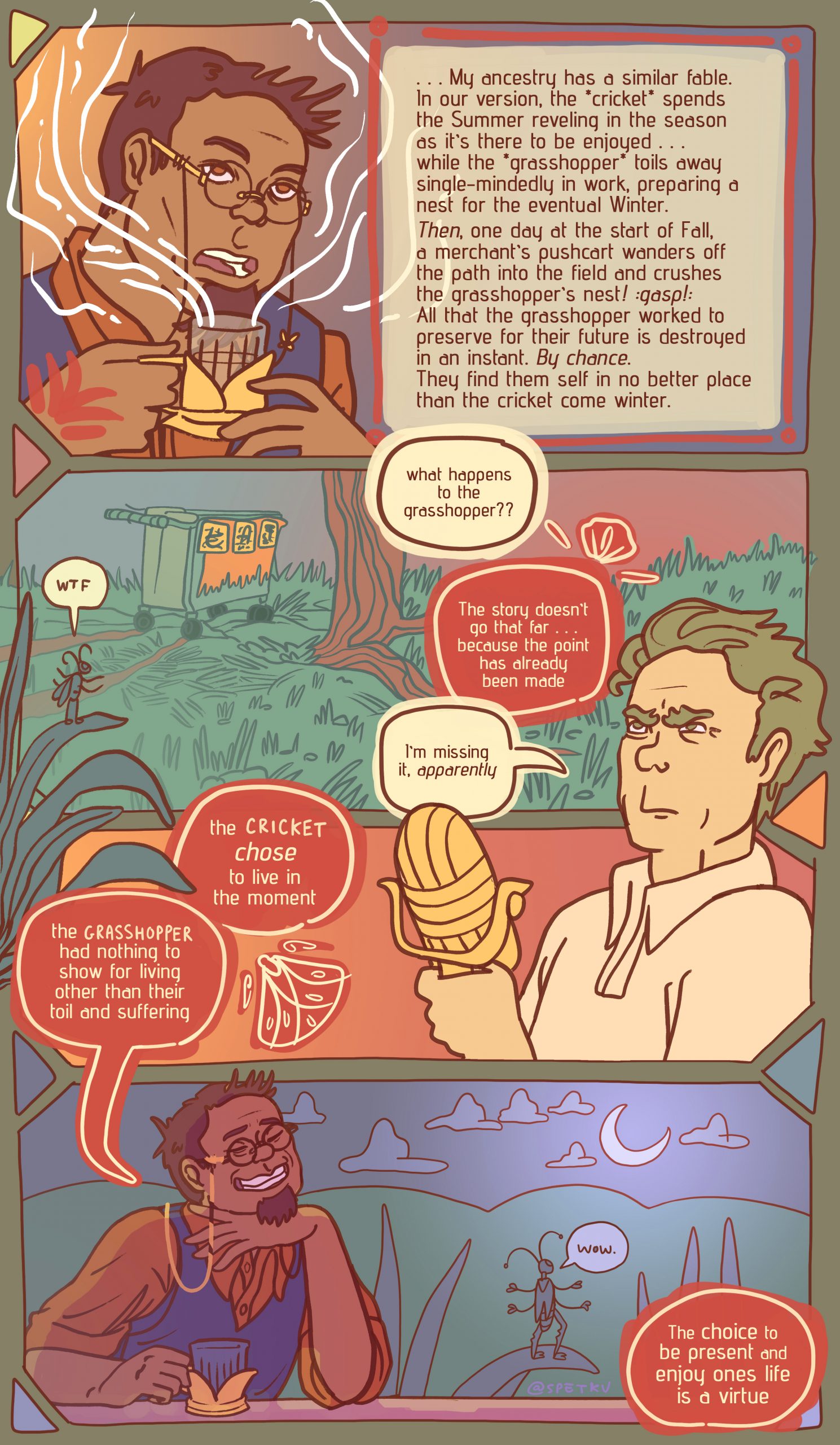what grows in the desert, the end of everything, crickets 7