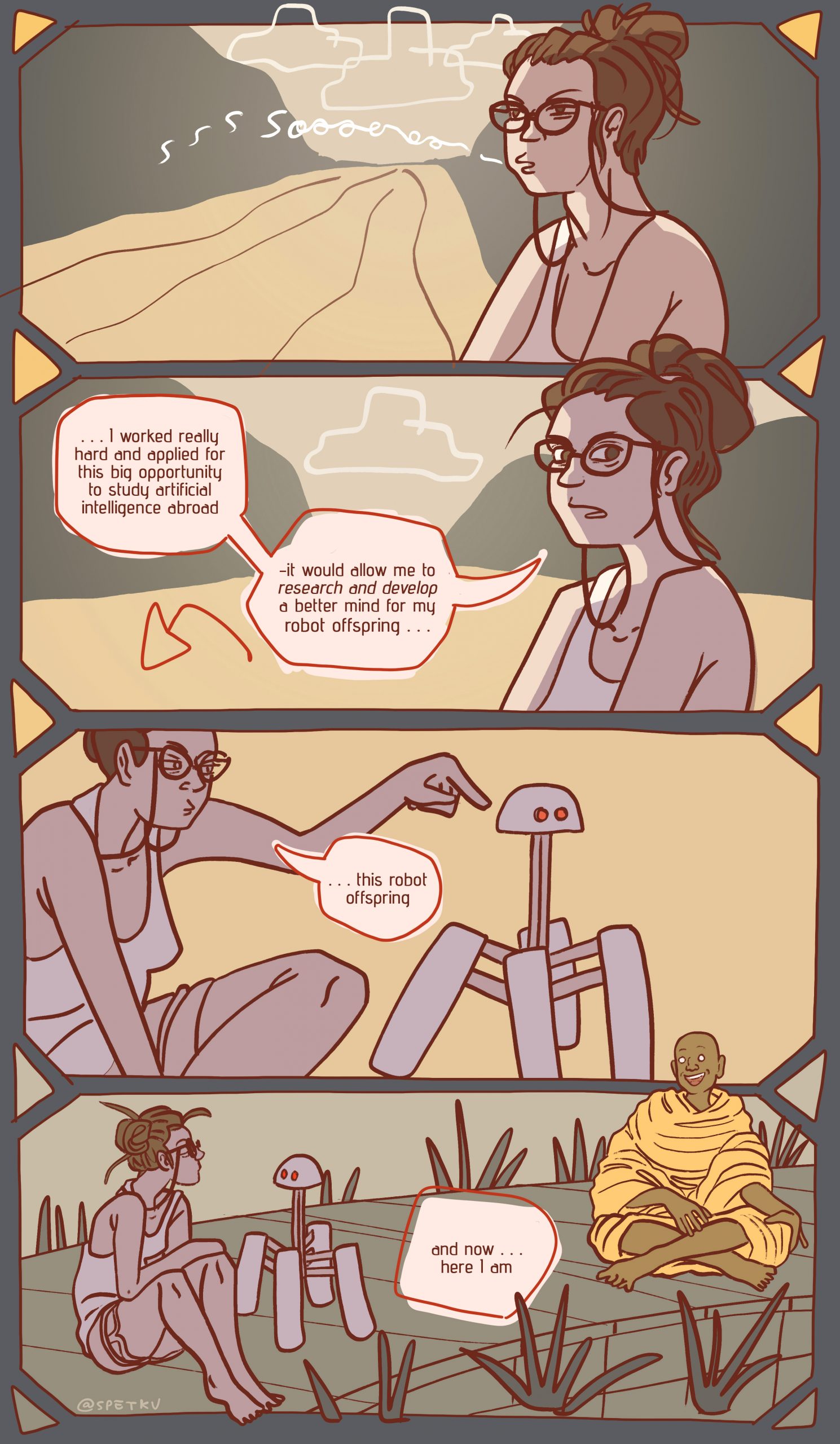 what grows in the desert, the end of everything, problem 5