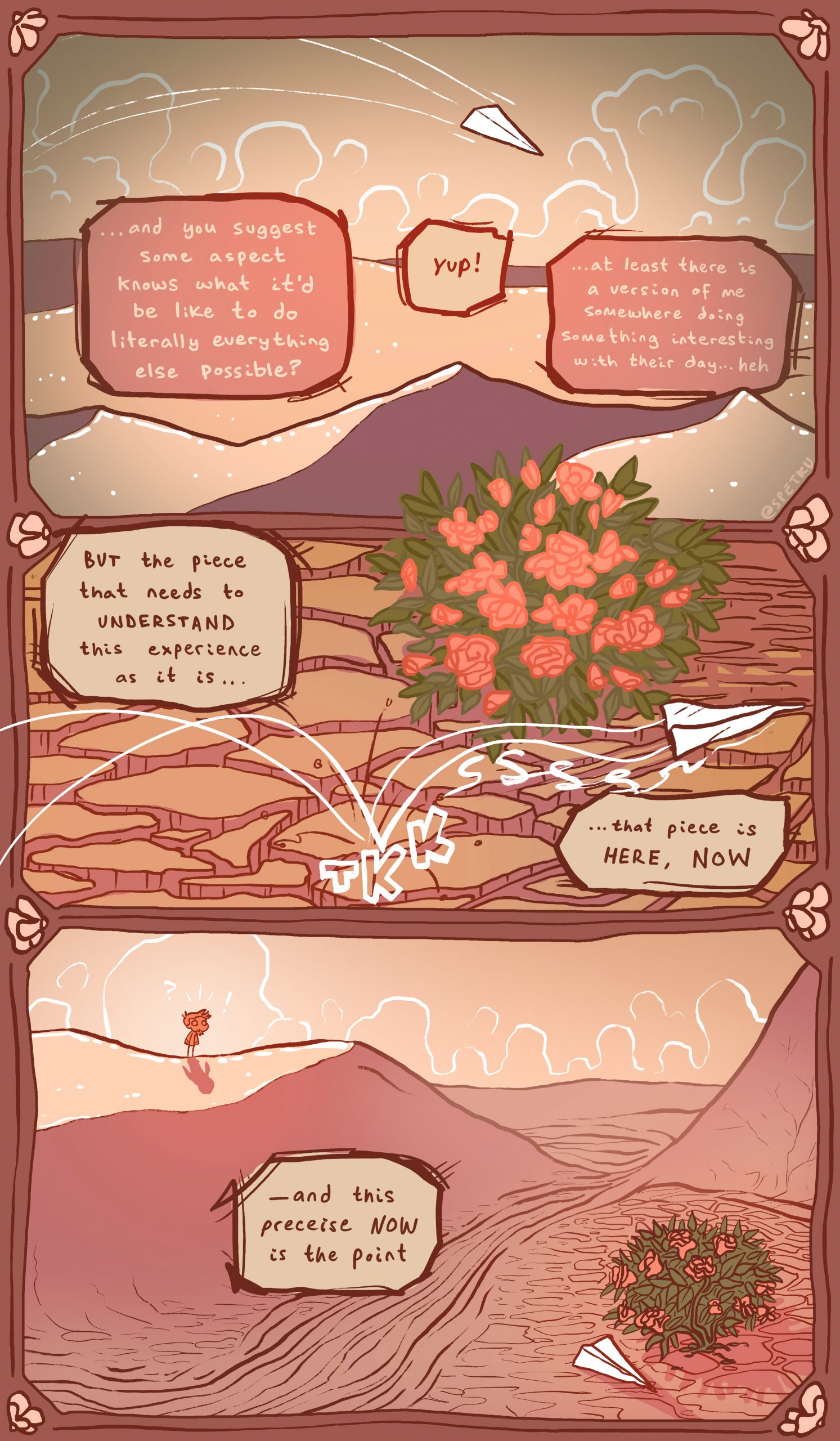 what grows in the desert, the end of everything, path 6
